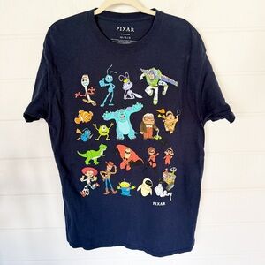 EUC Pixar Unisex Cotton Short Sleeve T-shirt Size Large